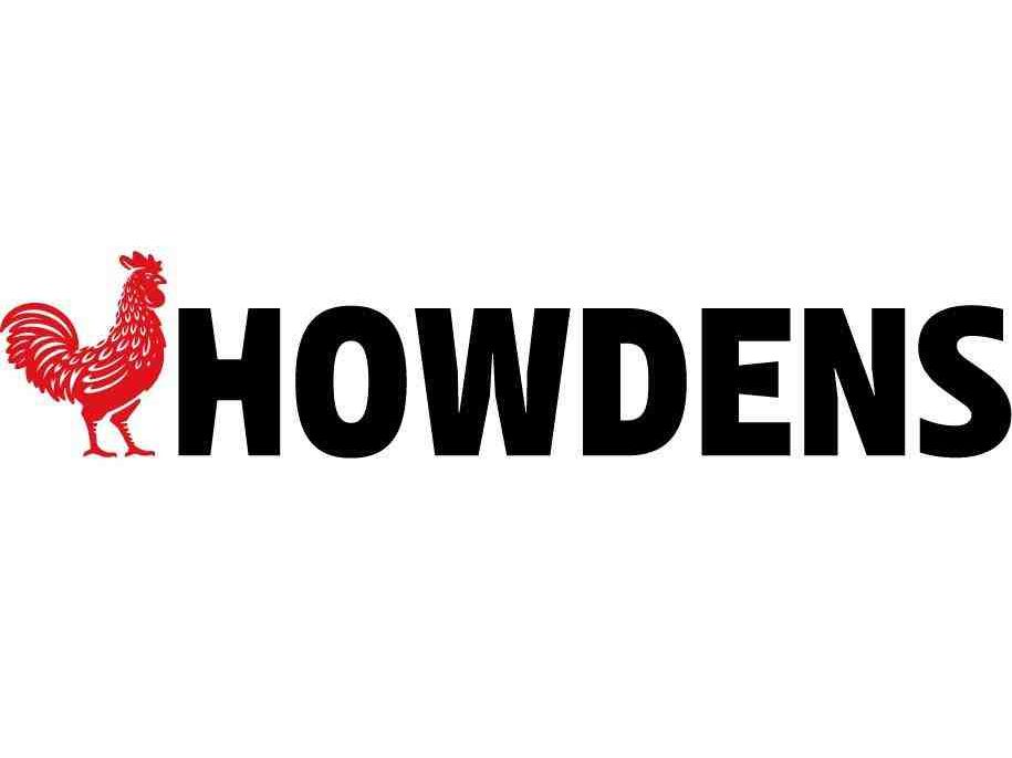 Howdens Logotype Horizontal Black Red NEW LOGO